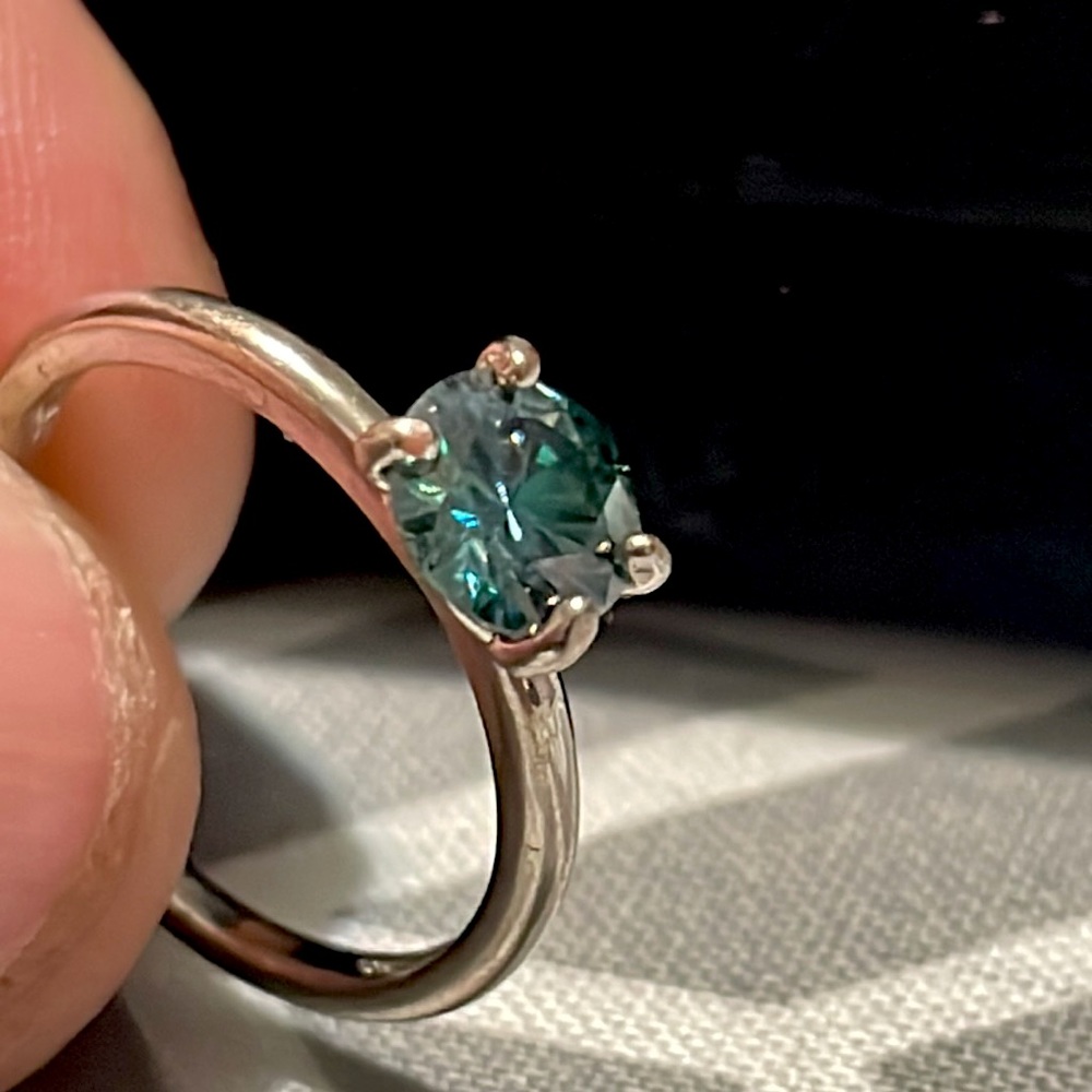 Moissanite Ring, Size 6.5